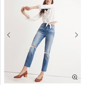 Madewell High-Rise Slim Boyfriend Jean